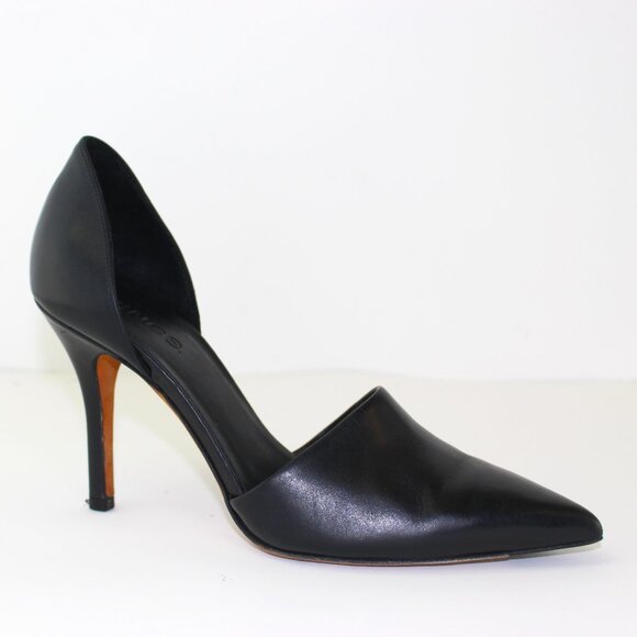 Vince Claire Calf Leather Pointed Toe Pumps Heel Shoes Womens (US 7/EU 37.5) - Picture 1 of 10